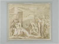 A 080
<br/>
Aanbidding door de koningen
<br/>
<em>Raffaello Sanzio (1483-1520) - atelier van</em>